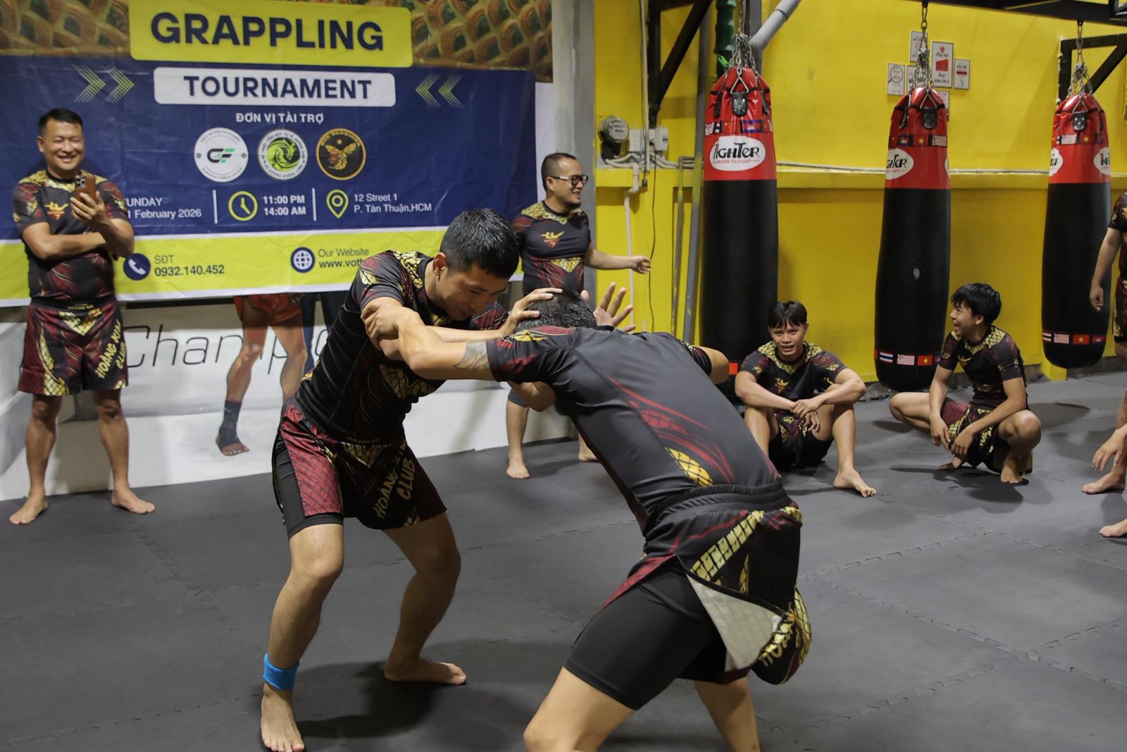 Lớp học Jujitsu chuyên nghiệp tại CLB Võ Thuật Hoàng Kim